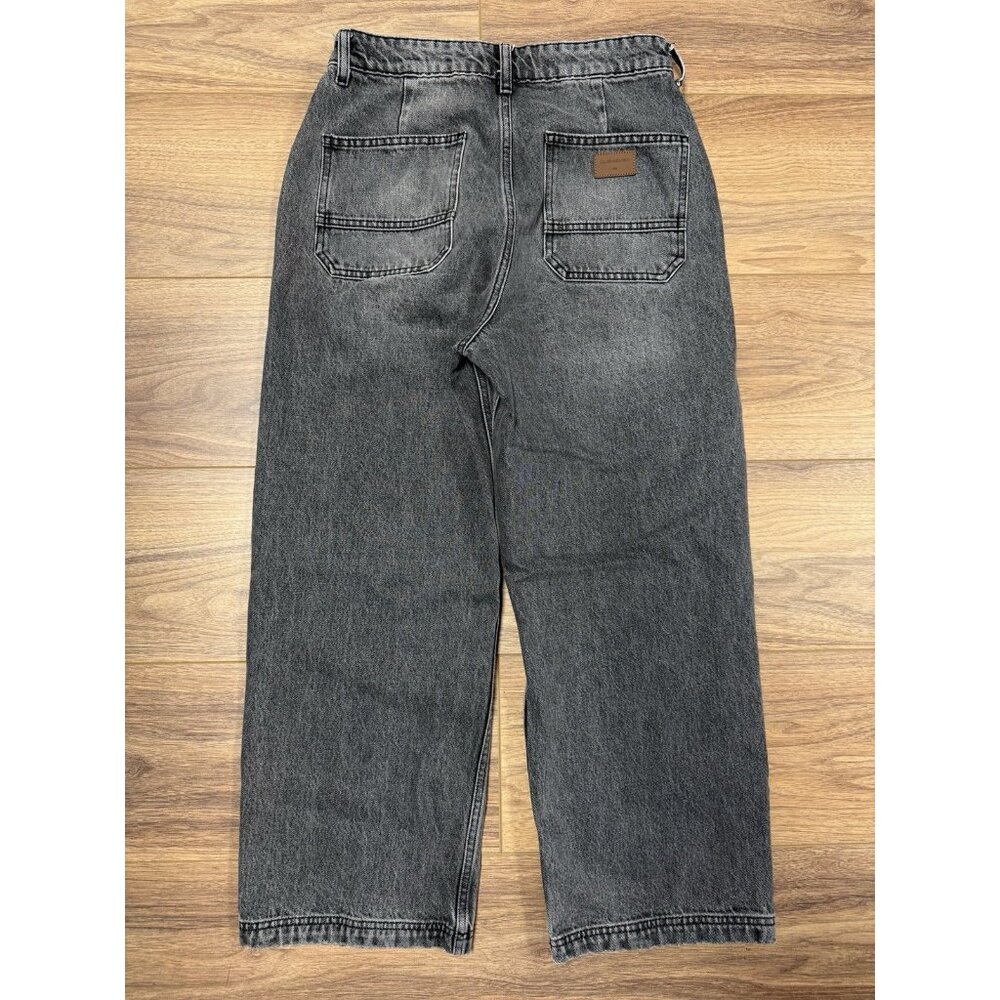 Quiksilver Baggy Jeans Mens 29 Gray Surf Skate - Picture 2 of 10